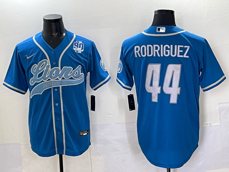 Men 2025 Detroit Lions #44 Rodriguez blue 2025 Nike Limited NFL Jersey 004->detroit lions->NFL Jersey